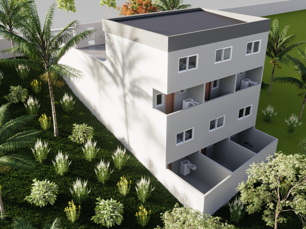 PROJETO 5 LOFTS TERRENO 10X27M COM DECLIVE - Projeto Ideal Online